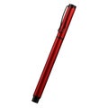 Ballpoint pen isolated on white background, elegant pen in red. With clipping path Royalty Free Stock Photo