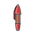 Ballpoint red pen for writing, color isolated illustration Royalty Free Stock Photo