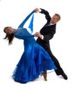 Ballroom Dancers Blue 01