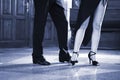 Ballroom dancers dancing couple Royalty Free Stock Photo