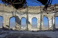 Ballroom in Darul Aman Palace, Afghanistan Royalty Free Stock Photo