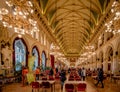 Ballroom in the Vienna City Hall, Austria Royalty Free Stock Photo