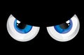 Balls bulging eyes Royalty Free Stock Photo