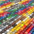 Balls-colors under catalogue RAL Royalty Free Stock Photo