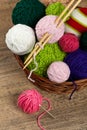 Balls of yarn Royalty Free Stock Photo