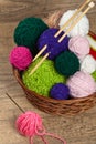 Balls of yarn Royalty Free Stock Photo