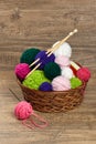 Balls of yarn Royalty Free Stock Photo