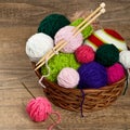 Balls of yarn Royalty Free Stock Photo