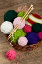 Balls of yarn Royalty Free Stock Photo