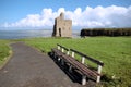 Ballybunion castle ruin view Royalty Free Stock Photo