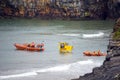 Ballybunion sea and cliff rescue service at cliffs