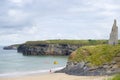 Ballybunion sea and cliff rescue service launcher Royalty Free Stock Photo