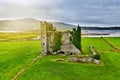 Ballycarbery Castle On The Ring of Kerry,  Near Cahersiveen, Ireland Royalty Free Stock Photo