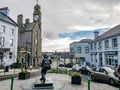 Ballyshannon , Ireland - February 20 2019 : Ballyshannon is located at the southern end of the county Donegal and birth