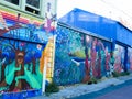 Balmy Alley murals in San Francisco