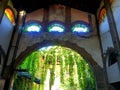 Balon Market in Turin city, Italy. Art, nature and architecture