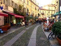 Balon Market in Turin city, Piedmont region, Italy. Art, design and culture