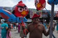 Baloon seller at Thaipusam Festival