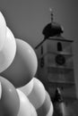 Baloons on the streets of BraÃâ¢ov