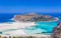 Balos Bay Beach, Gramvousa Peninsula, Crete Royalty Free Stock Photo