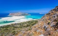 Balos Bay Beach, Gramvousa Peninsula, Crete Royalty Free Stock Photo