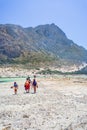 Balos Bay Beach, Gramvousa Peninsula, Crete, Greek Islands, Greece, Europe Royalty Free Stock Photo