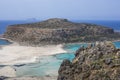 Balos bay at Crete island in Greece. Area of Gramvousa.