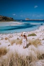 Balos Beach Cret Greece, Balos beach is on of the most beautiful beaches in Greece at the Greek Island Royalty Free Stock Photo