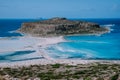 Balos Beach Cret Greece, Balos beach is on of the most beautiful beaches in Greece at the Greek Island Royalty Free Stock Photo