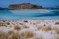 Balos Beach Cret Greece, Balos beach is on of the most beautiful beaches in Greece at the Greek Island Royalty Free Stock Photo