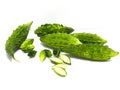 Green vegetables have rough surface. Royalty Free Stock Photo