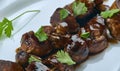 Balsamic Garlic Grilled Mushroom Skewers