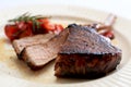 Balsamic and Honey Glazed Pork Chop. Royalty Free Stock Photo