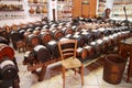 Balsamic vinegar drums in Castelnuovo di Modena