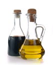 Balsamic vinegar and olive oil