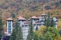 The Balsams set against mountain backdrop