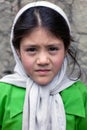 Balti schoolgirl from Ladakh, India Royalty Free Stock Photo