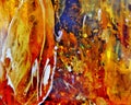 Baltic amber, resin segments