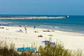 Baltic beach in Poland Royalty Free Stock Photo