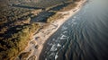 Baltic Beauty: A Mesmerizing Aerial View of the German Coastline