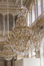 Chandelier in the Pavilion Hall The Hermitage St Petersburg Russi