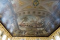 Ceiling painting in Catherine Palace St Petersburg Russia.