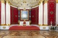 Peter The Great Hall Small Throne Room The State Hermitage Museum St Petersburg Russia