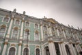 Frontage of the Winter Palace The State Hermitage Museum St Petersburg Russia.