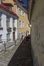 Looking down Short Leg Street Tallinn