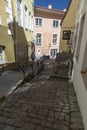 Looking down Short Leg Street Tallinn
