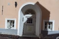 Doorway and shadow on Short Leg Street Tallinn