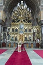 Altar in Uspenski Cathedral on Katajanokka island Helsinki Royalty Free Stock Photo