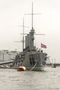 Cruiser Aurora on the Neva River, St. Petersburg