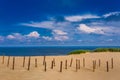 Baltic Dunes. Unesco heritage. Nida is located on the Curonian Spit Royalty Free Stock Photo